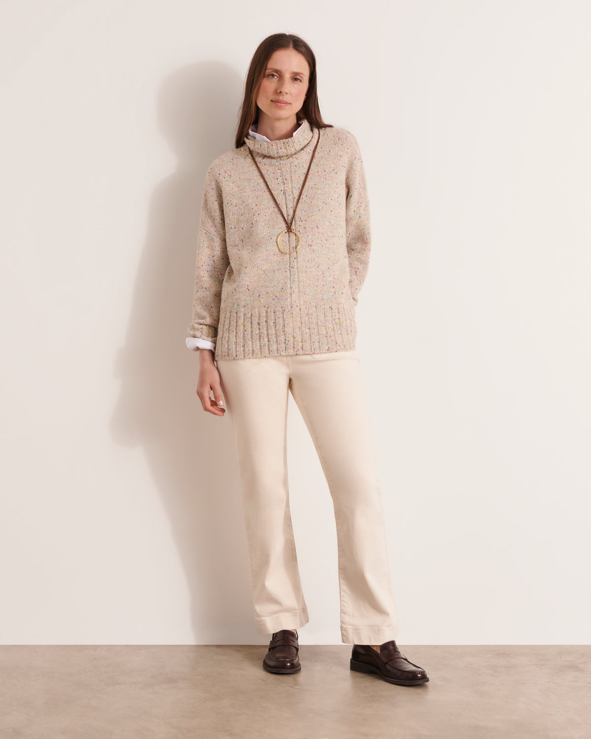 Pull en maille chinée ABIME12/12201/771
