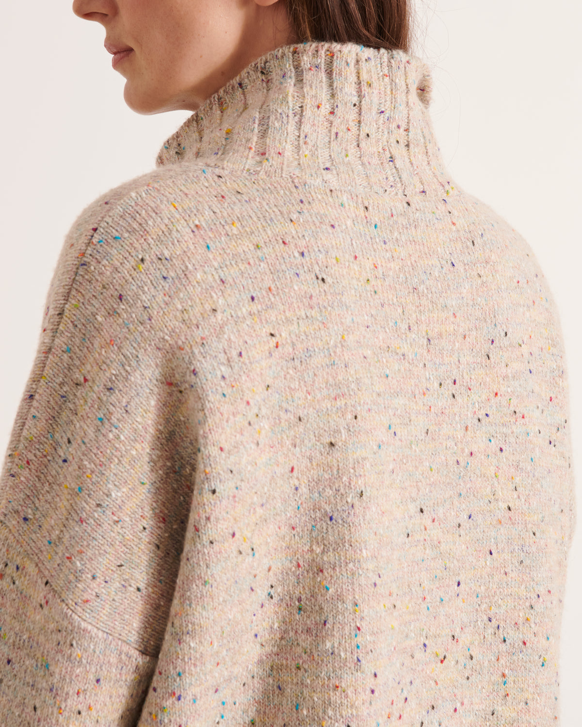 Pull en maille chinée ABIME12/12201/771