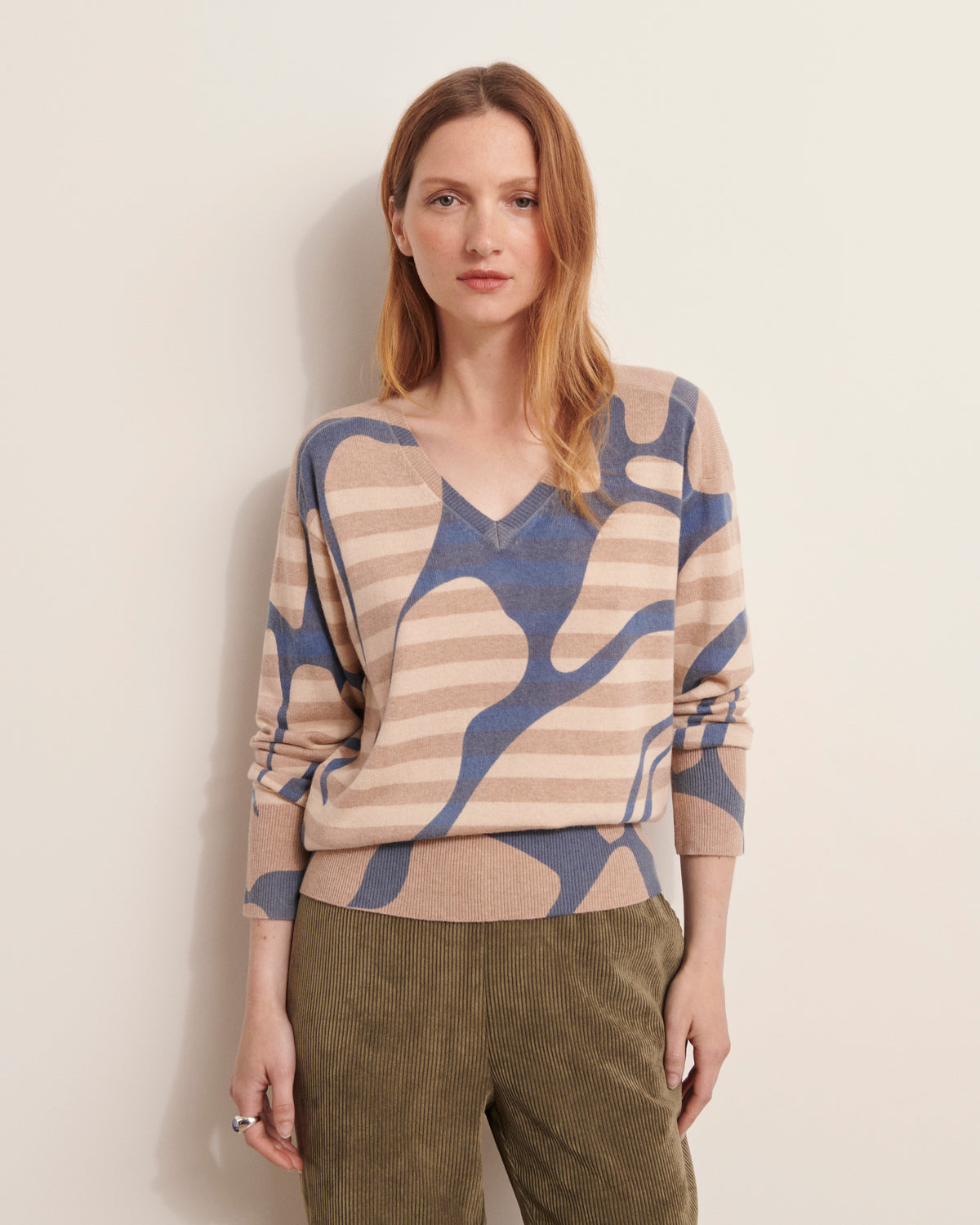 Suéter estampado ABISTRIPE12/12254/277