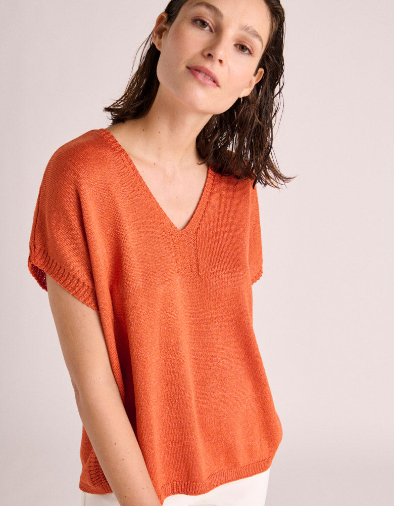 Jersey de punto de manga corta ACORES-BIS/87247/831