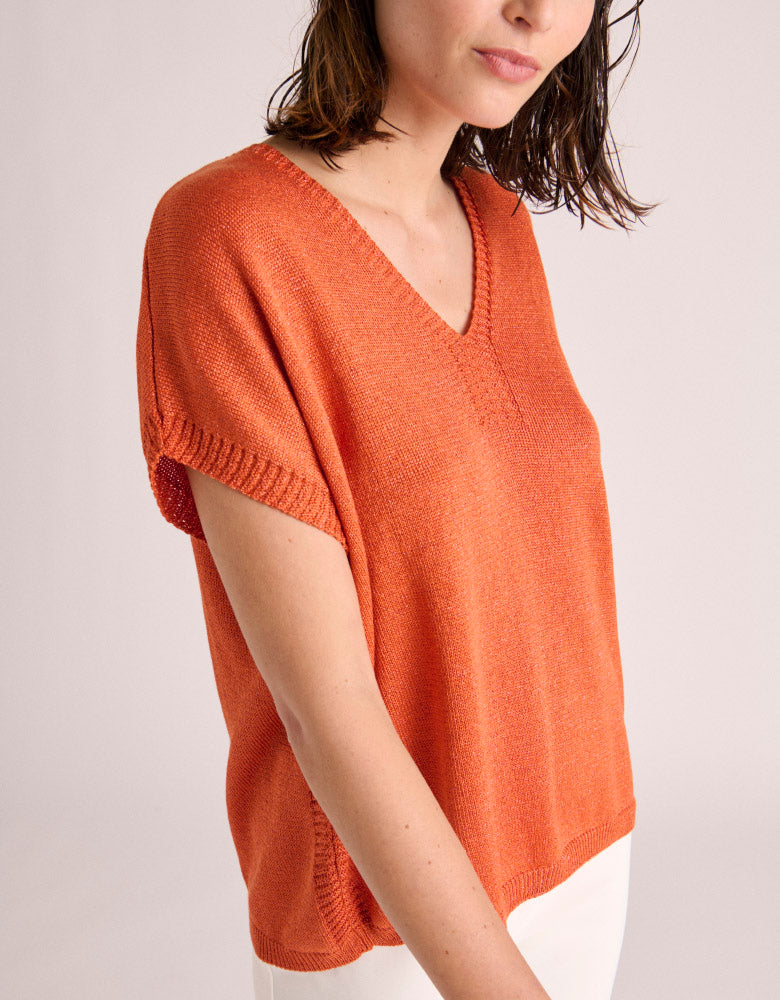 Jersey de punto de manga corta ACORES-BIS/87247/831