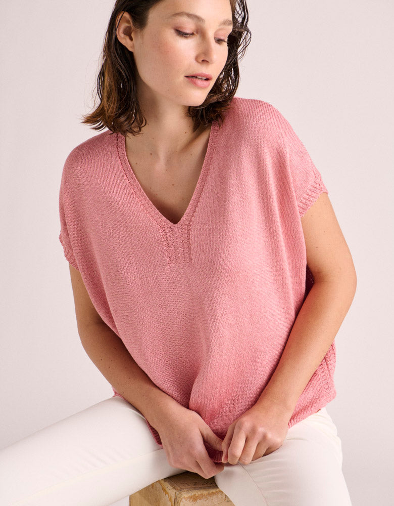 Jersey de punto de manga corta ACORES-BIS/87247/905