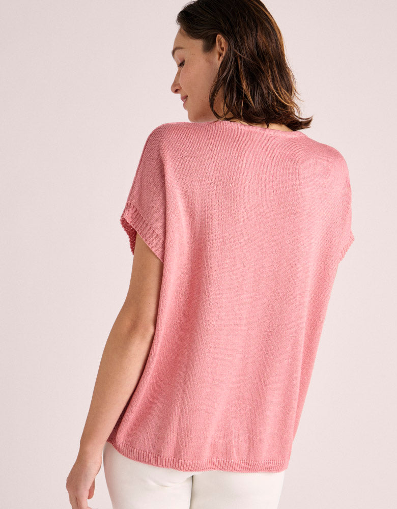 Jersey de punto de manga corta ACORES-BIS/87247/905