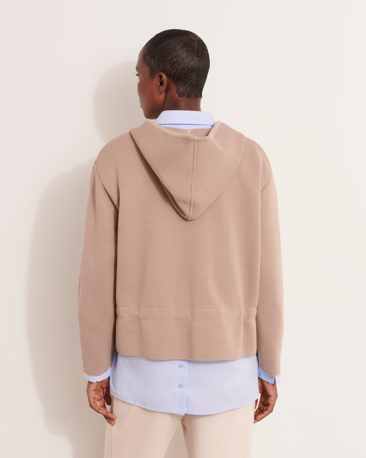 Sweat à capuche en laine mérinos ADENIA-UNI/12086/781