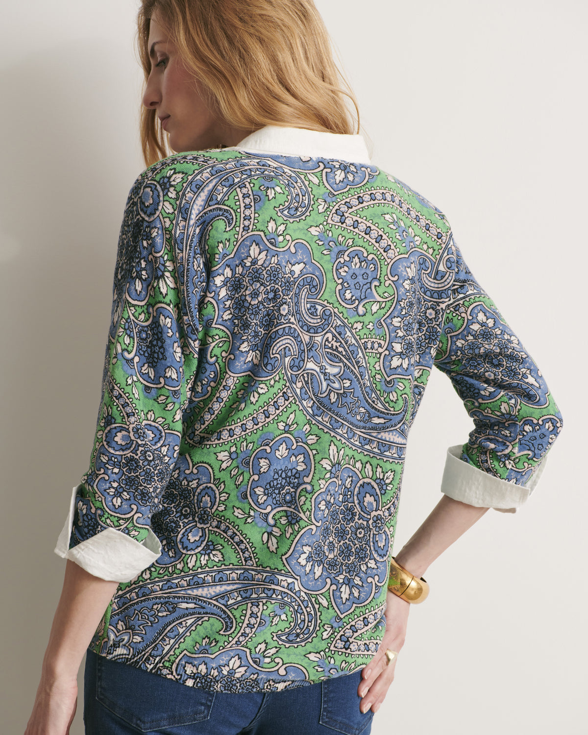 Pull en maille encolure V ALIAS/11186/851