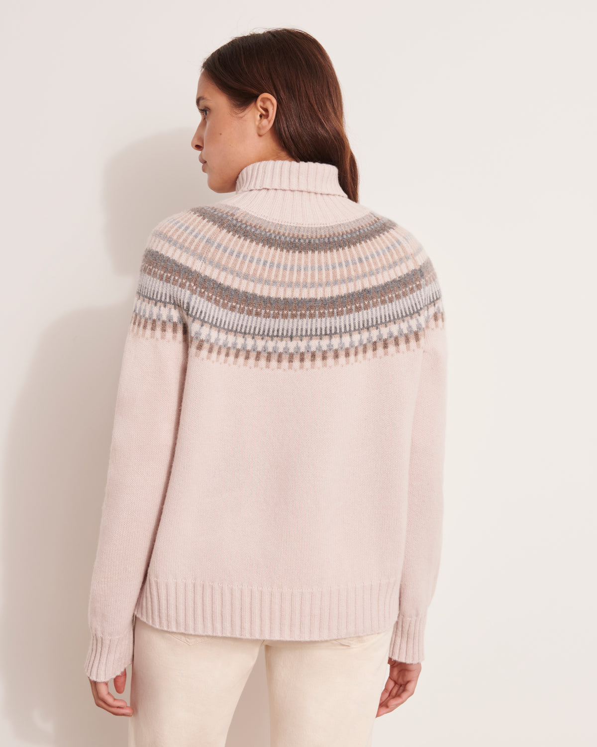Pull en maille jacquard AOBA/12233/781