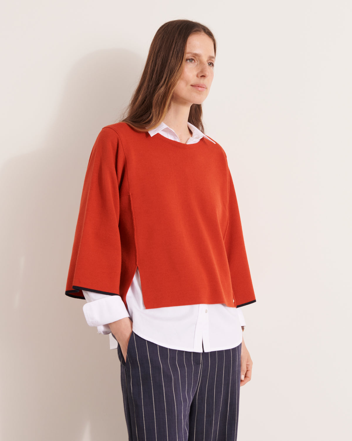 Pull boite en laine mérinos APOLLON1927/12199/811