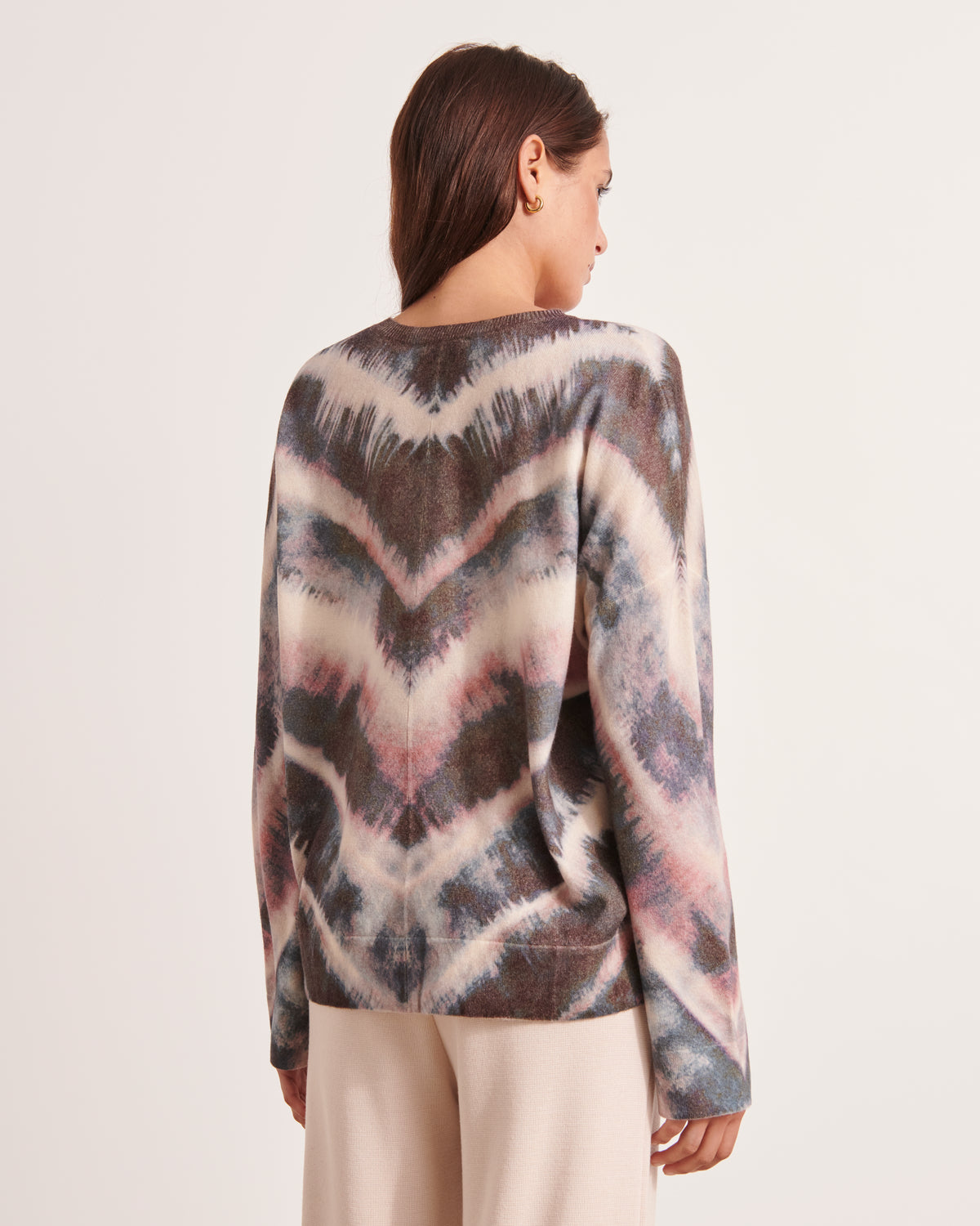 Pull en maille tie-and-dye ARTISTIQUE/12127/801