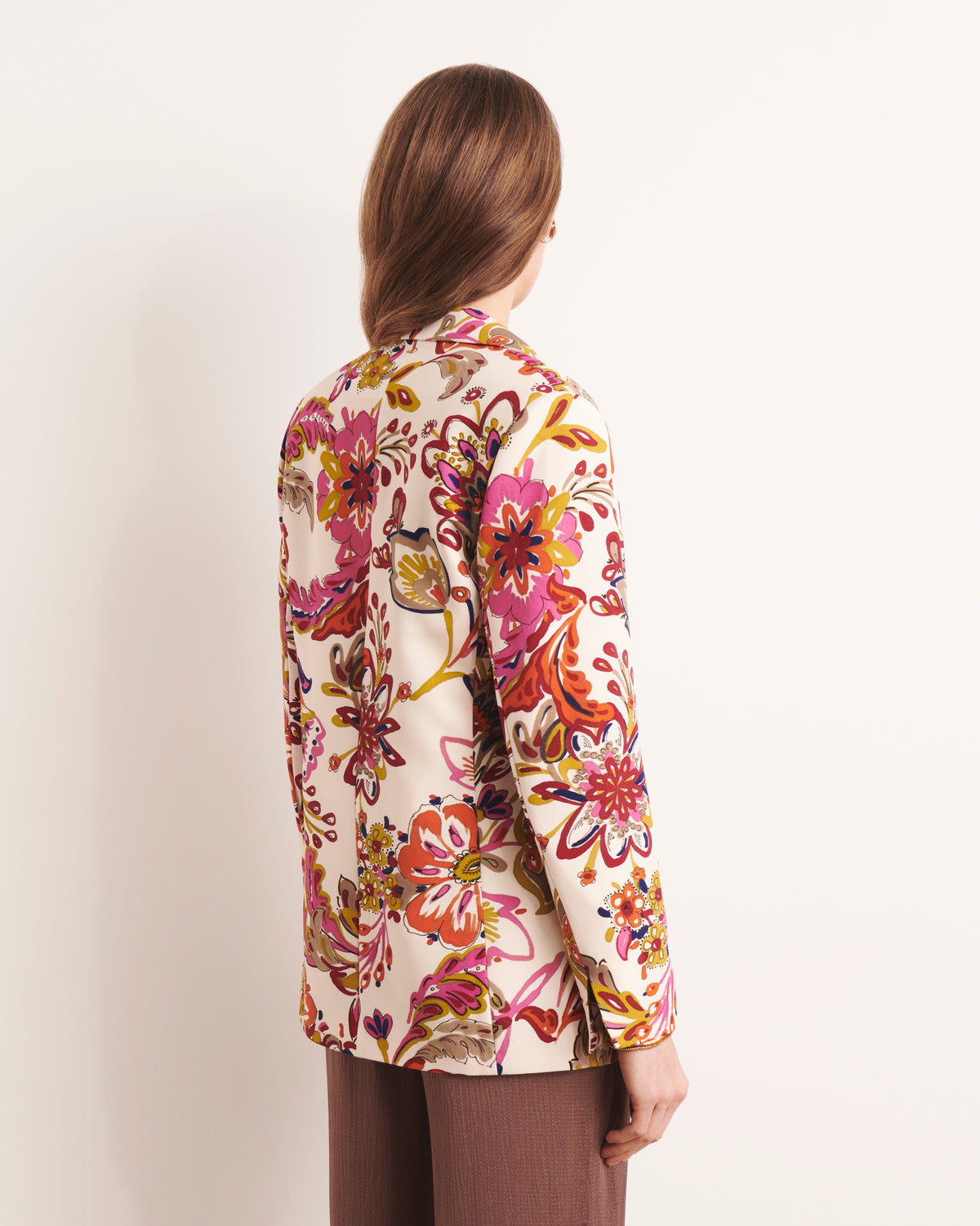 Veste blazer beige imprimée BAILAR/13213/523