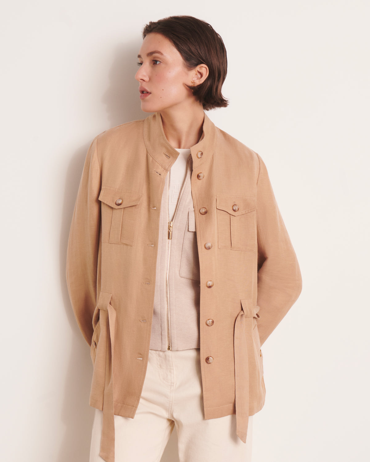 Veste saharienne beige BARDENAS/13048/010