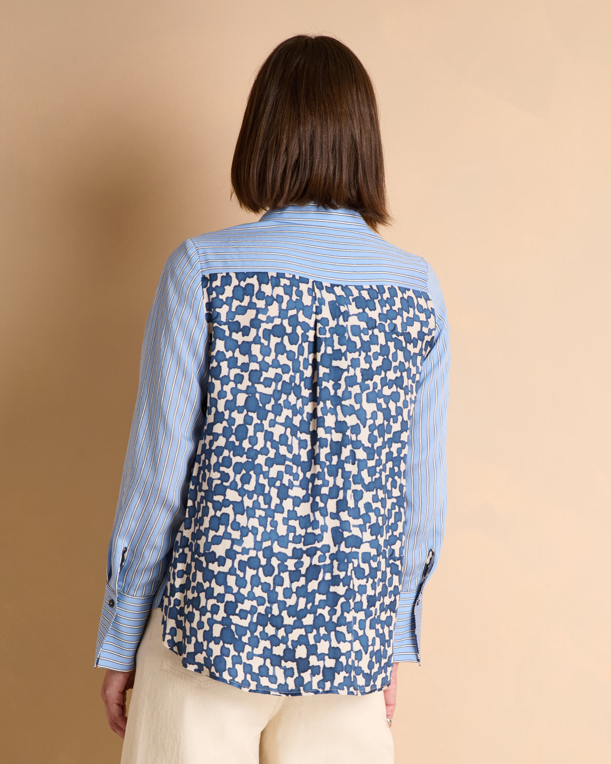 Chemise bleue à rayures CALLAS/13033/631