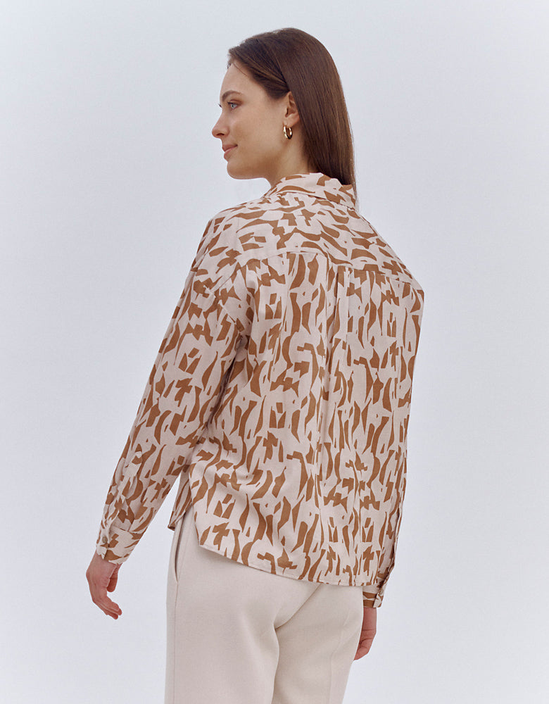Chemise imprimée CAMBRAY/86212/521