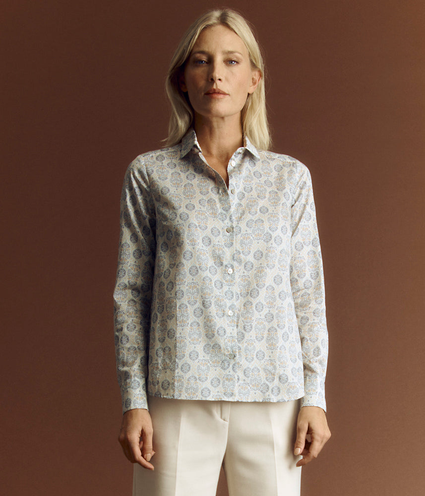 Chemise imprimée en coton CARTHAGE84-T840F/84186/531