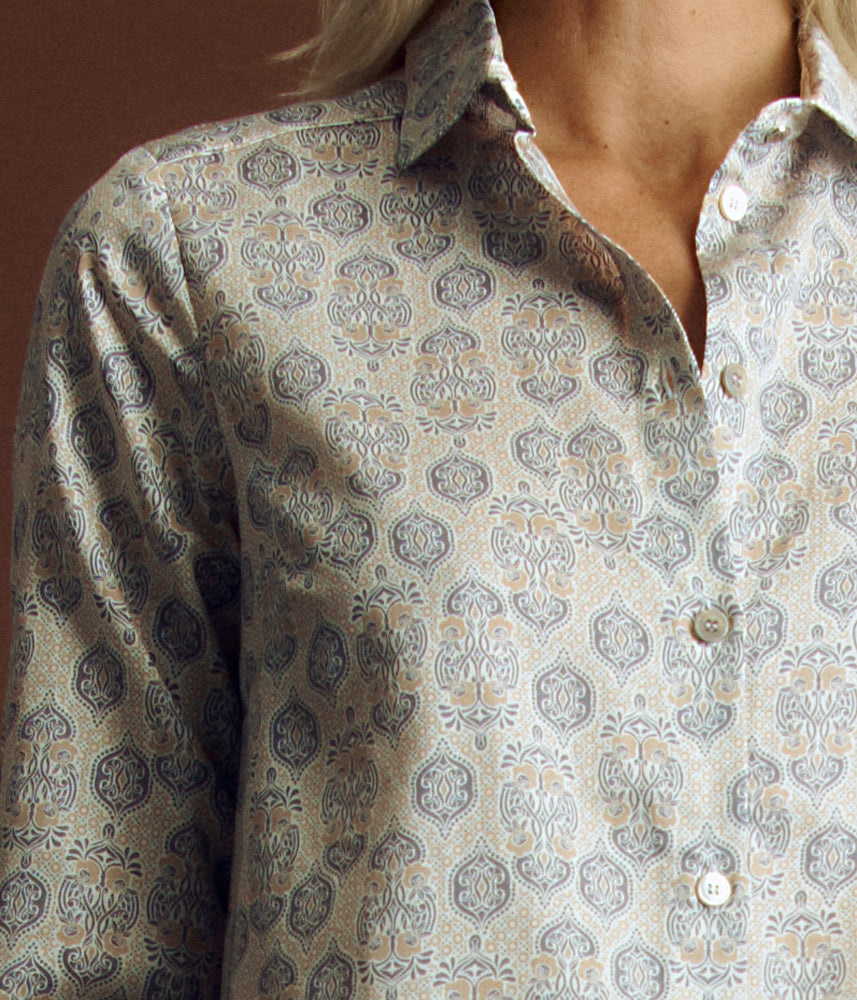 Chemise imprimée en coton CARTHAGE84-T840F/84186/531