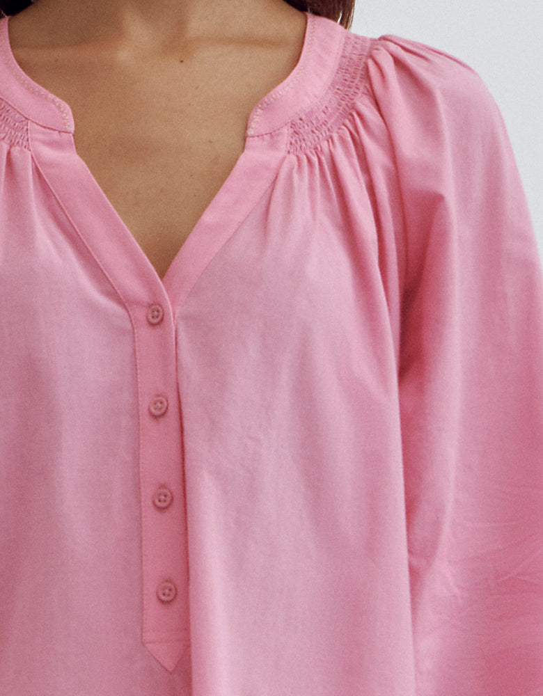 Smocked blouse CASUAL/87082/392
