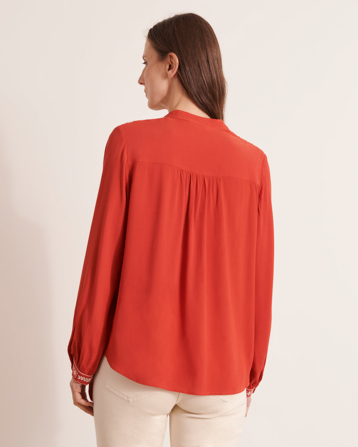 Blouse fluide brodée CLEO/12129/560