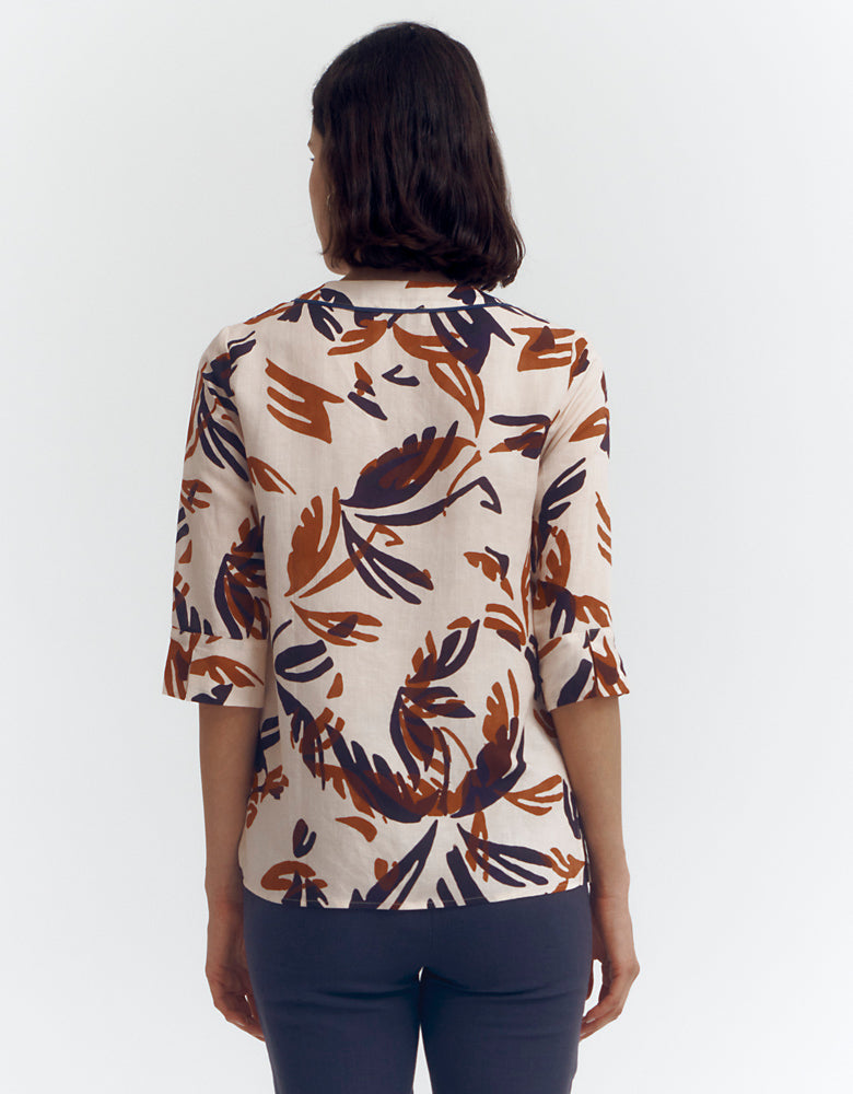 Printed blouse COQUELICOT/87131/522