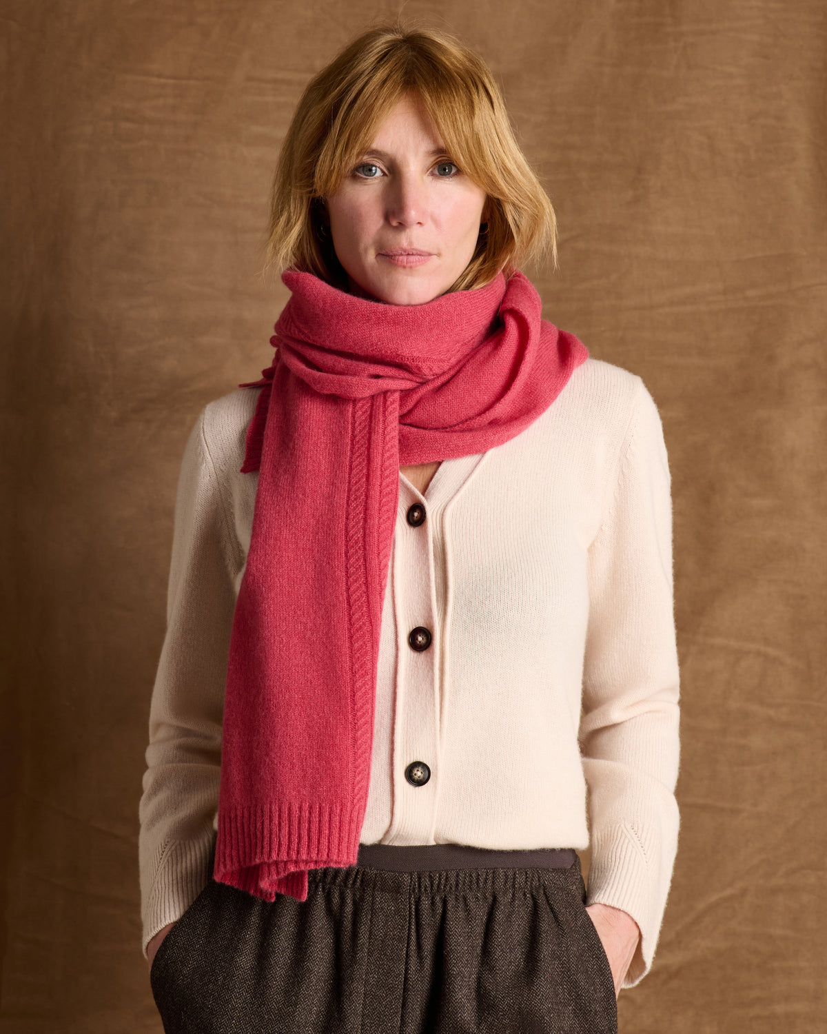 Echarpe rose longue ETERNILUX/14053/412