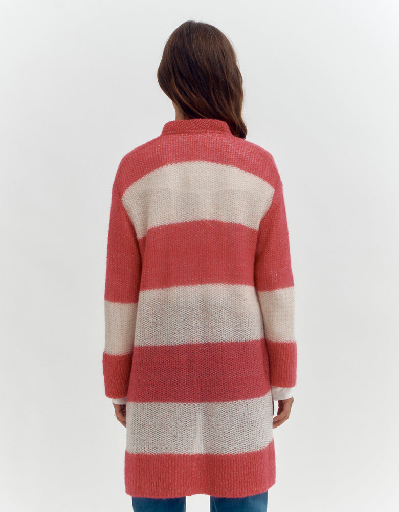 Gilet long maille en mohair GAYA/87081/901