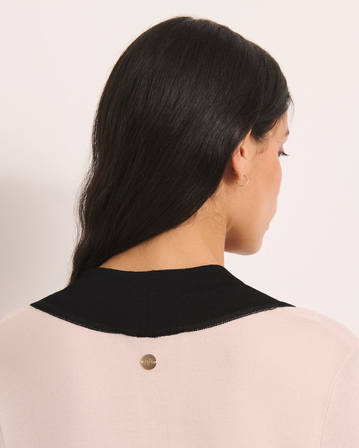 Gilet long beige bicolore GENESIS13/13022/781