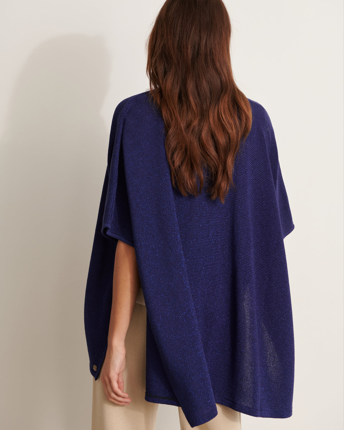 Gilet poncho en maille GLOSSY/11079/887