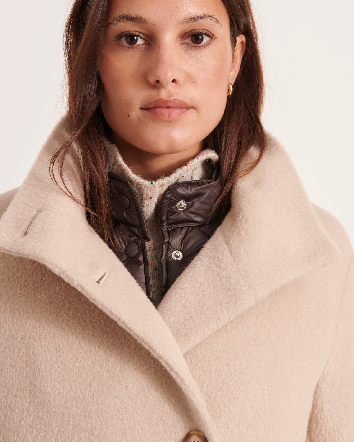 Manteau mi-long en laine MALAGA/12117/005
