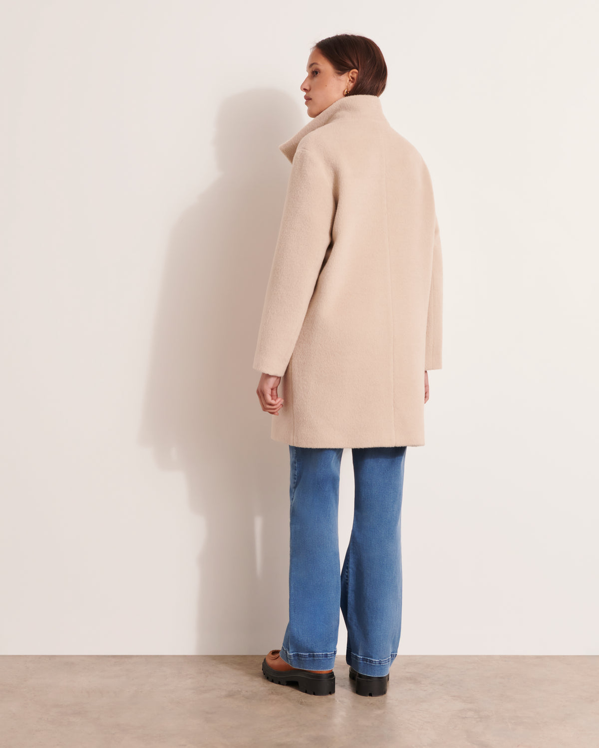 Manteau mi-long en laine MALAGA/12117/005