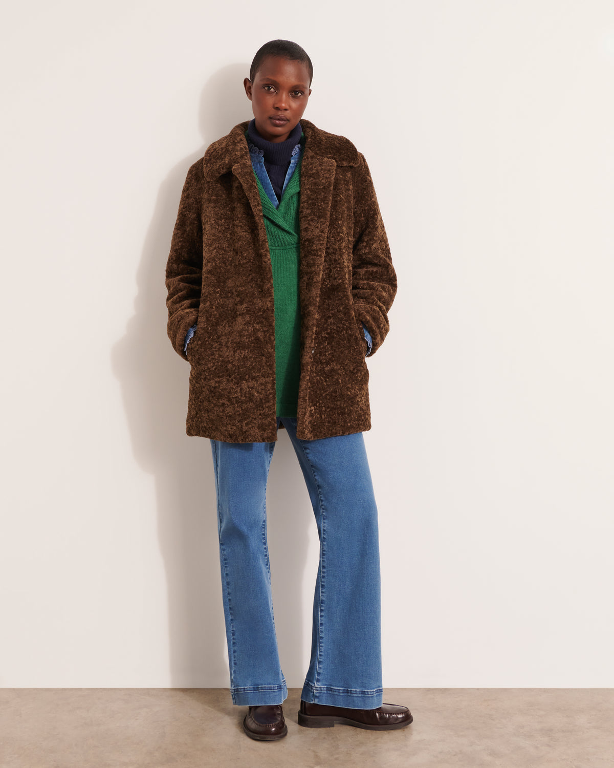 Manteau 3/4 en fausse fourrure MALAMUTE12/12034/048