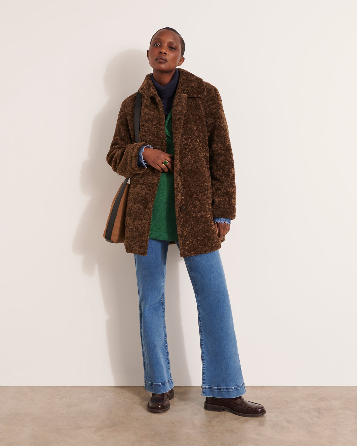 Manteau 3/4 en fausse fourrure MALAMUTE12/12034/048