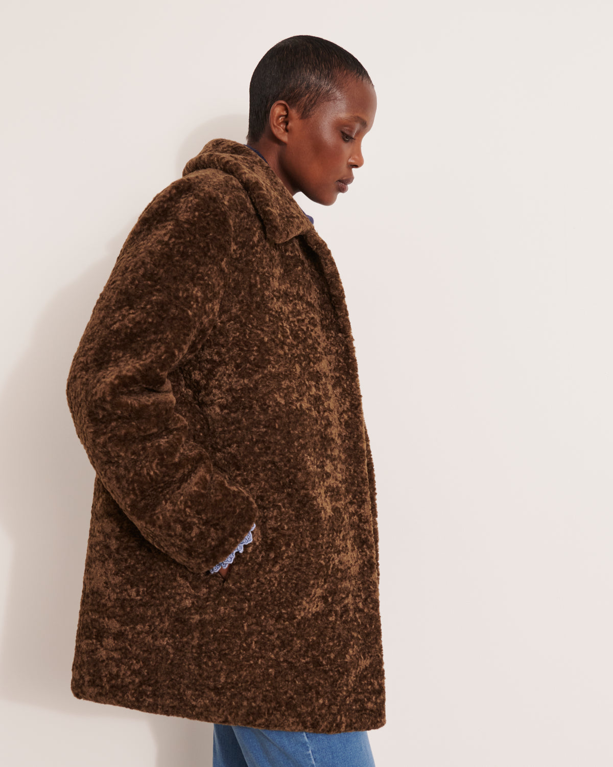 Manteau 3/4 en fausse fourrure MALAMUTE12/12034/048