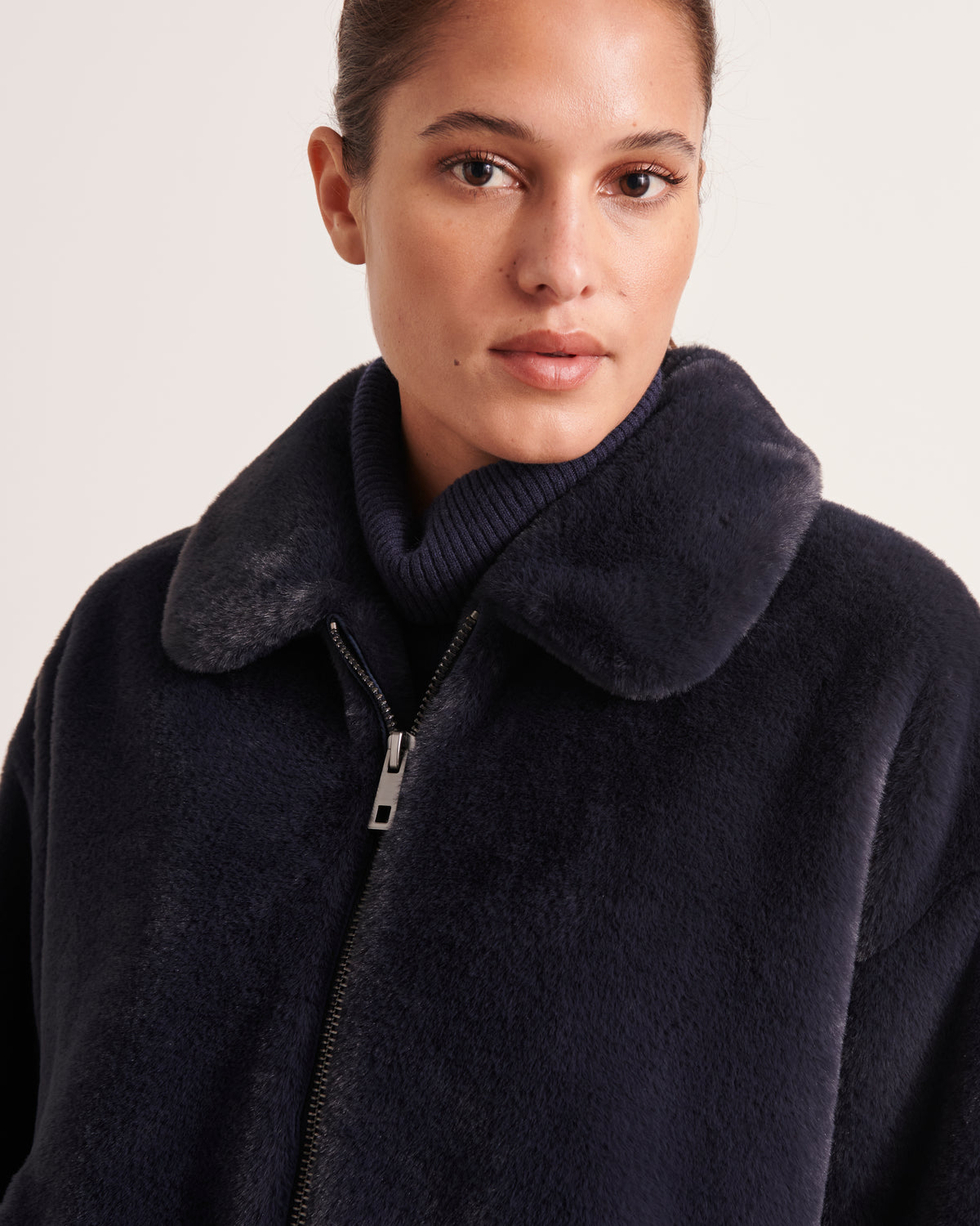 Manteau court fausse fourrure MINIDOUX/12072/317