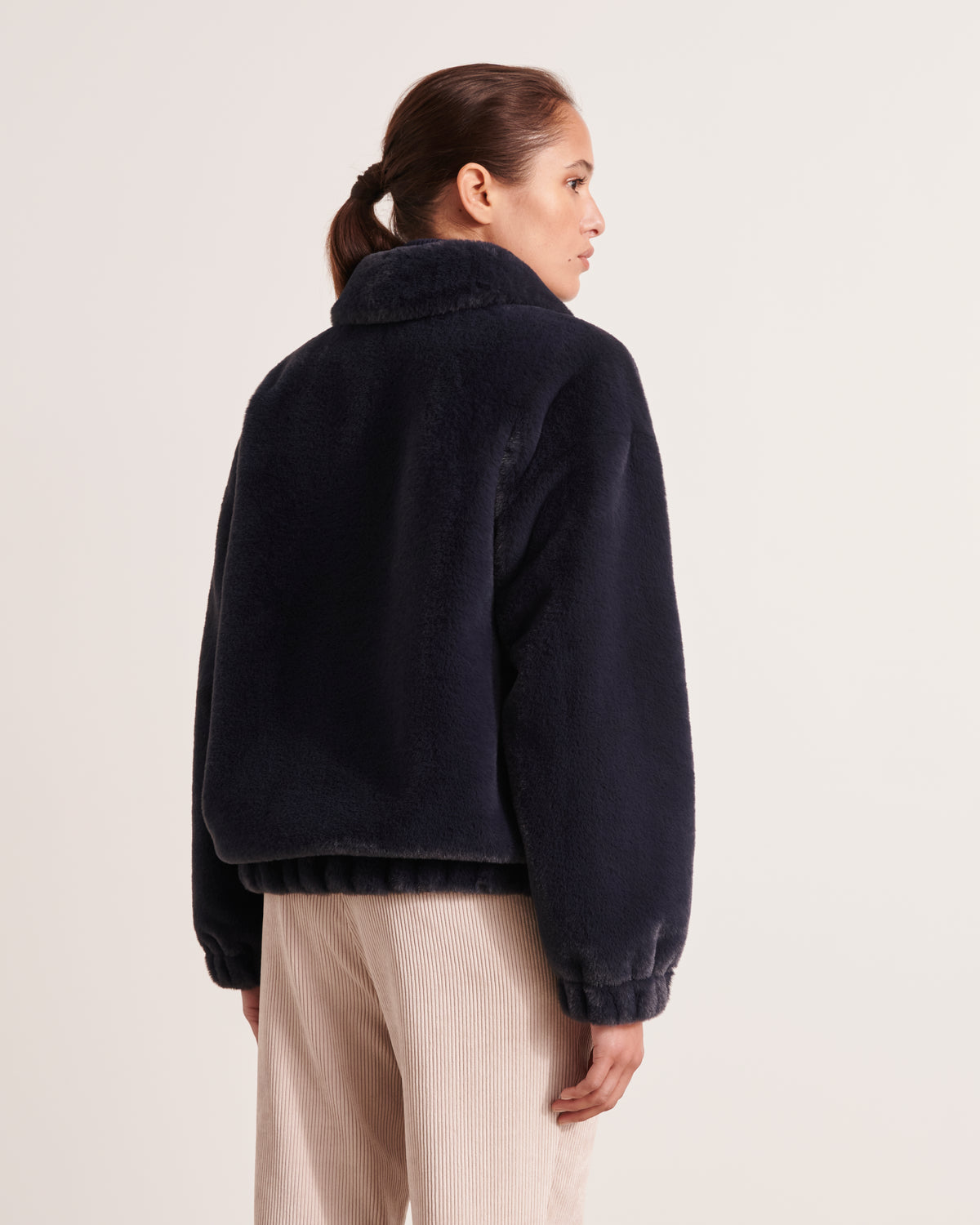 Manteau court fausse fourrure MINIDOUX/12072/317