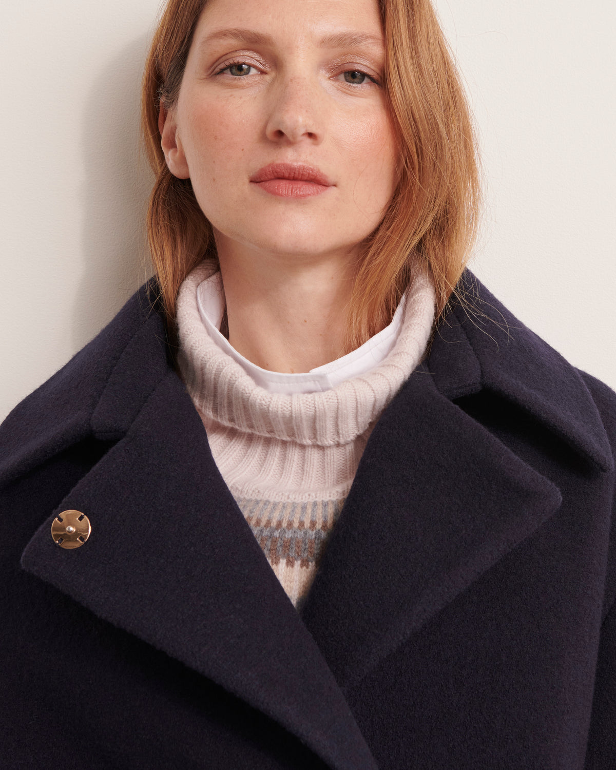 Manteau croisé en laine MINOUCHE12/12236/317