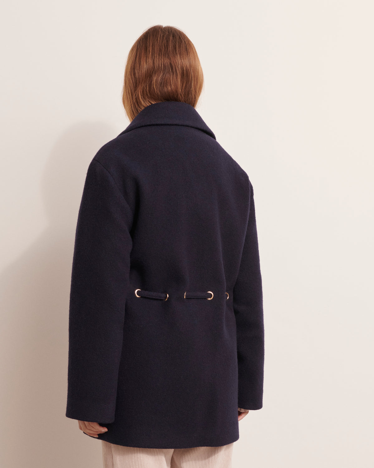 Manteau croisé en laine MINOUCHE12/12236/317