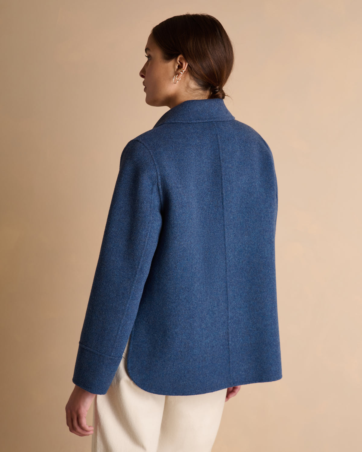 Veste courte bleue boutonnée MISTIGRIFFE/14098/301