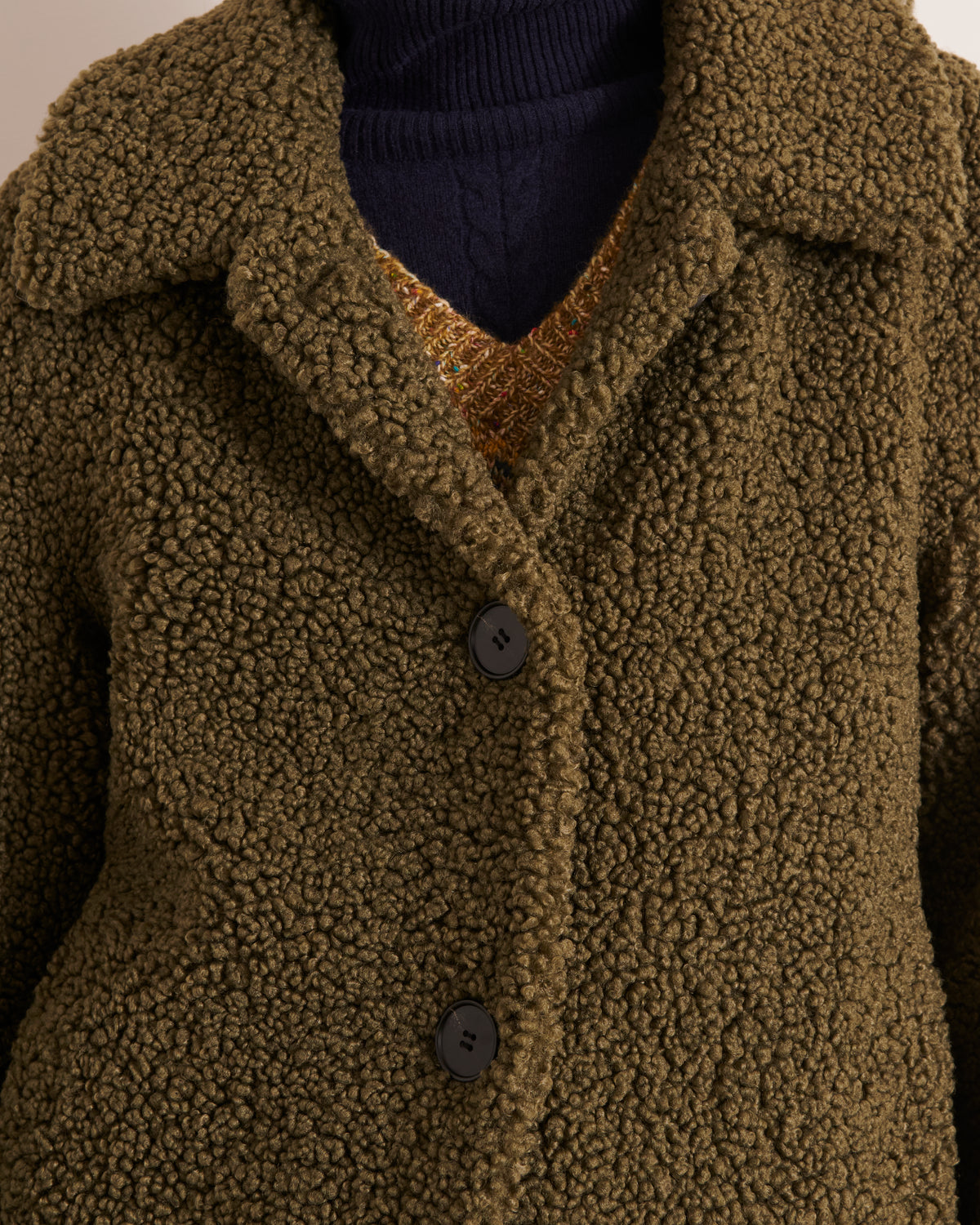 Manteau court en fausse fourrure MOELLEUX12/12032/216