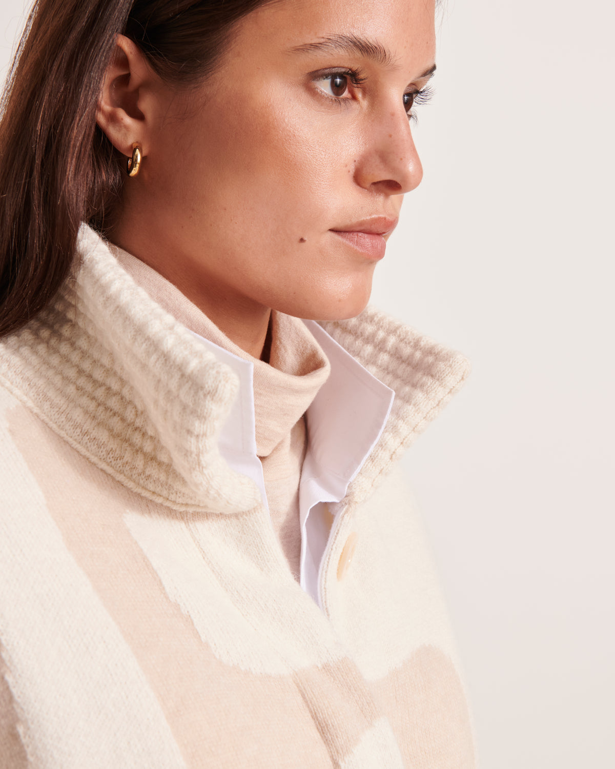 Manteau en maille jacquard NAOMIA-B/12155/781