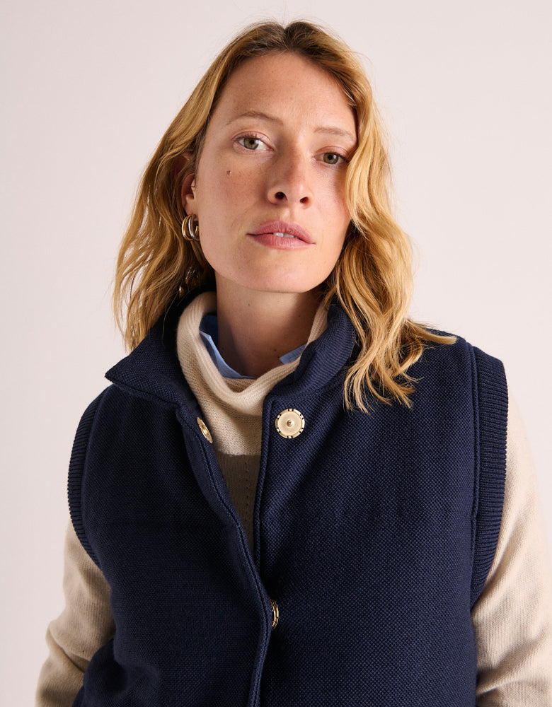 Veste doudoune matelassée maille milano en laine mérinos NOE1927/88098/319