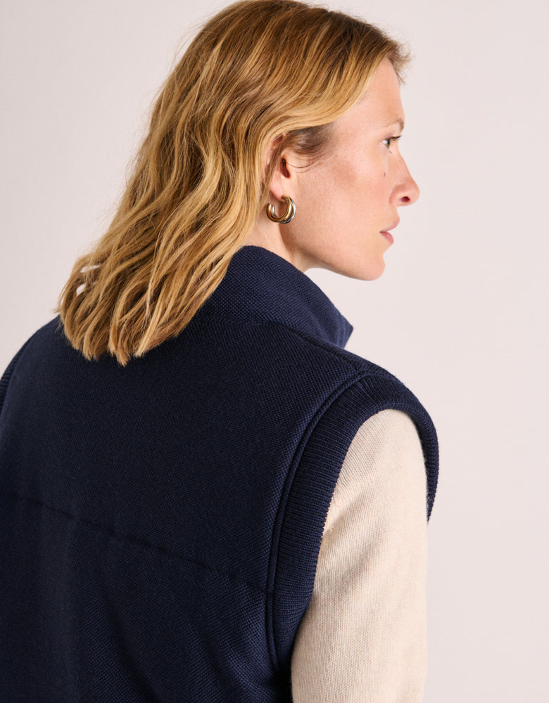 Veste doudoune matelassée maille milano en laine mérinos NOE1927/88098/319