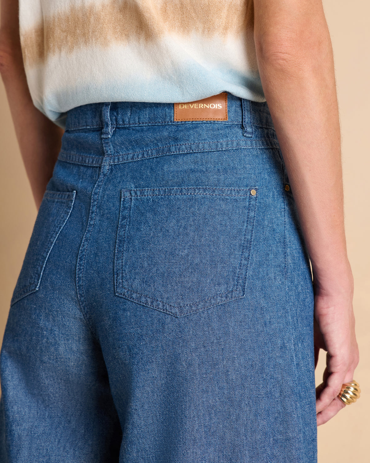 Jean jupe-culotte bleu PAMPA-J/13336/296
