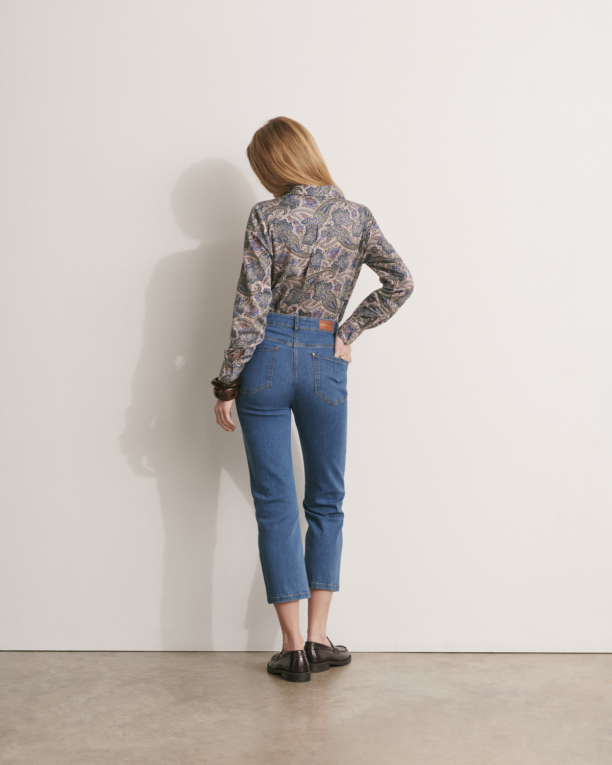 Jeans délavé 7/8ème PANJINA11/11025/301