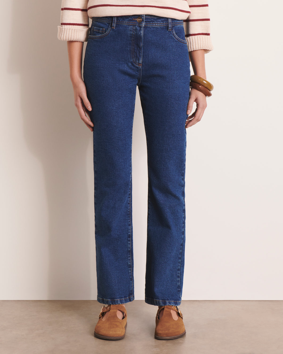 Jeans large bleu PARIS/13248/317