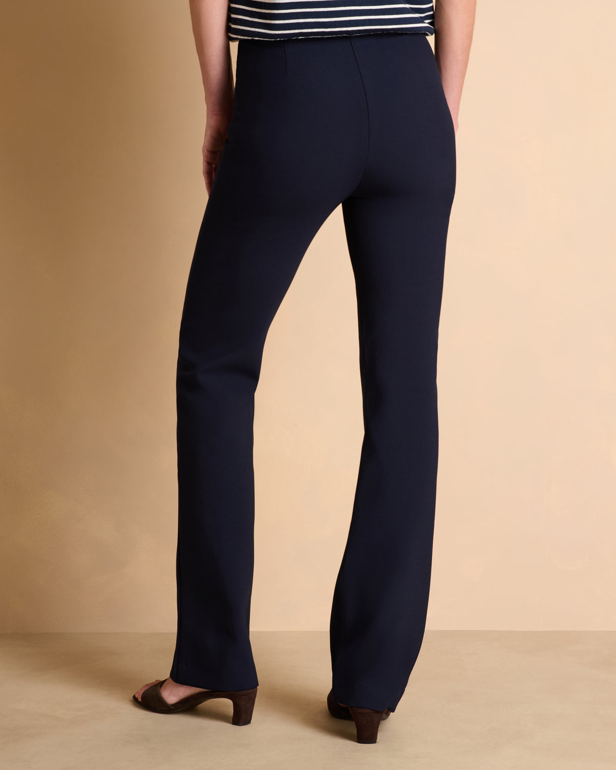 Pantalon bleu marine droit PAULETTE13/13318/317