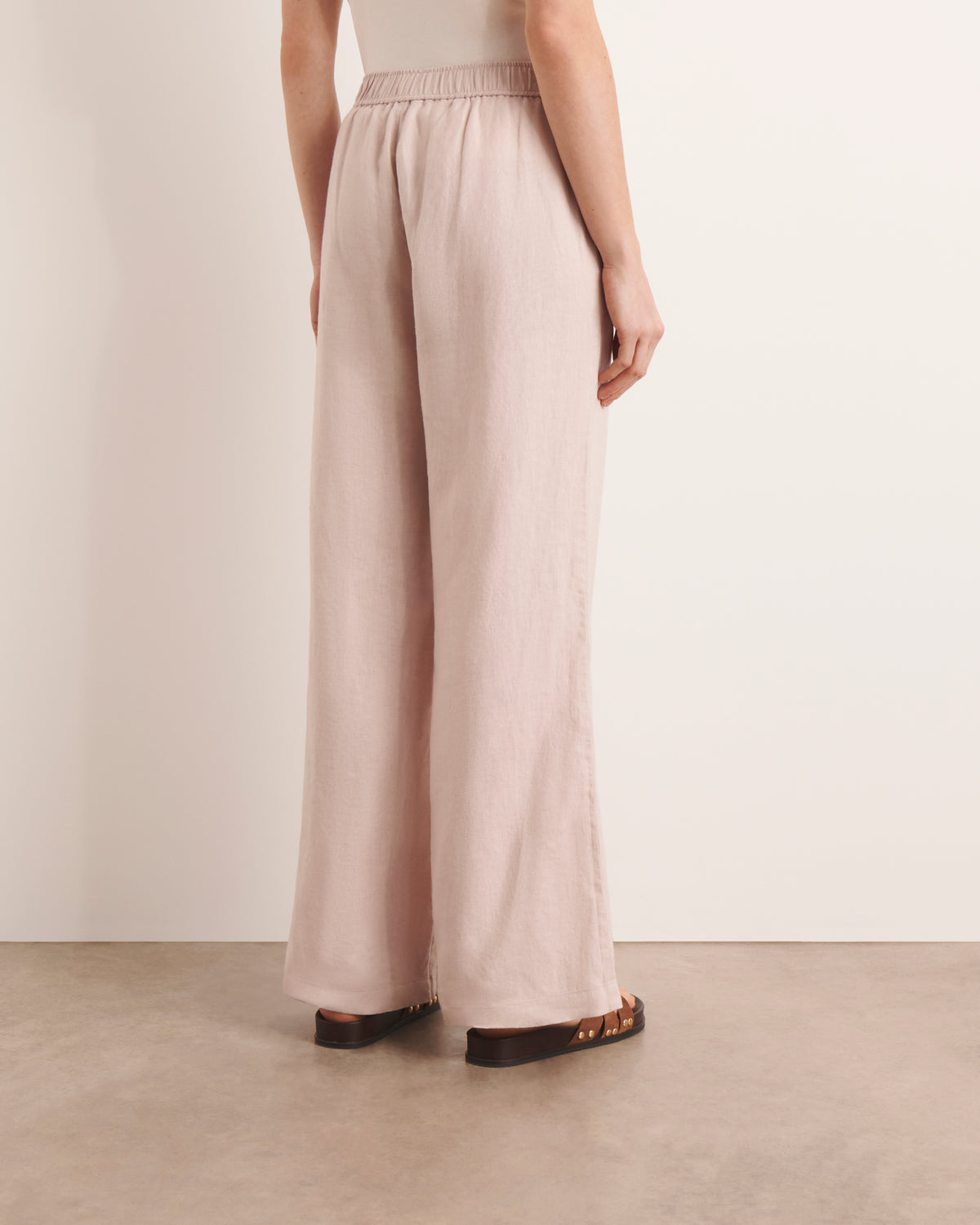 Pantalon large beige PEPPERONI/13058/002