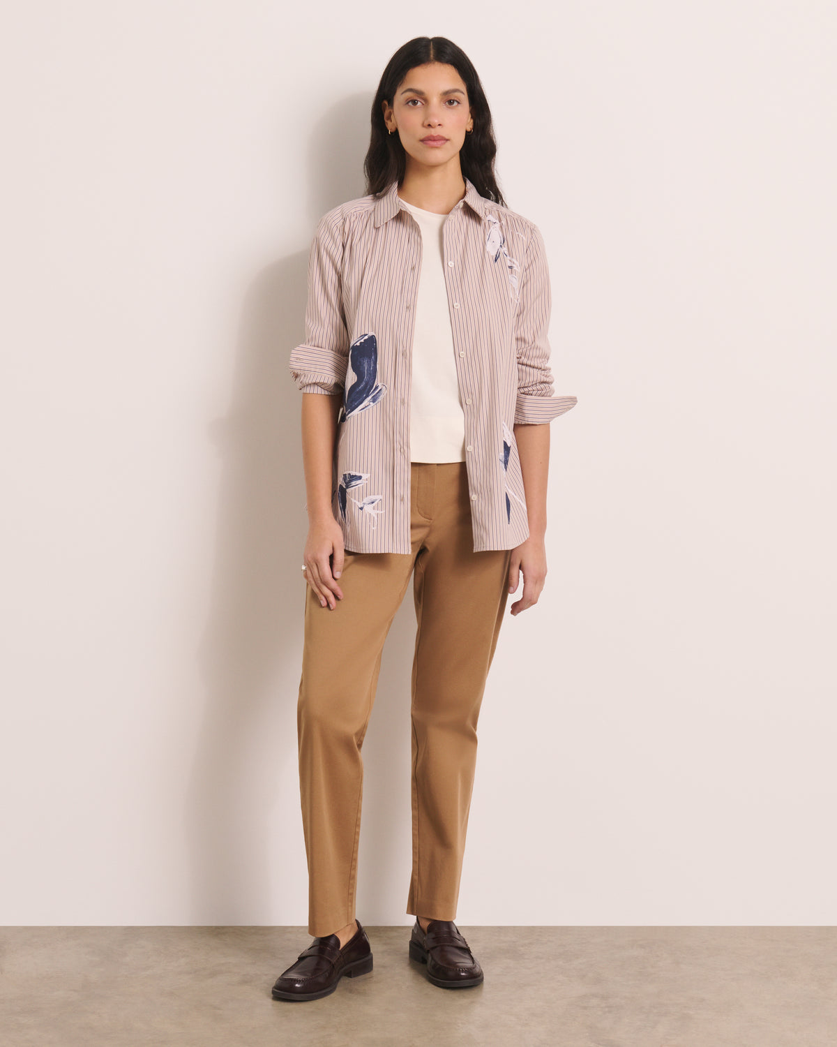 Pantalon droit beige PICOLINEW/13204/010