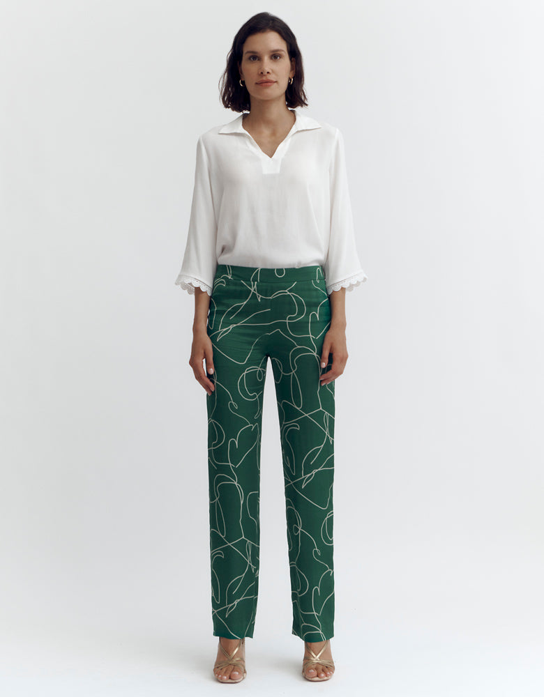 Pantalon souple PILIGNE/87116/611