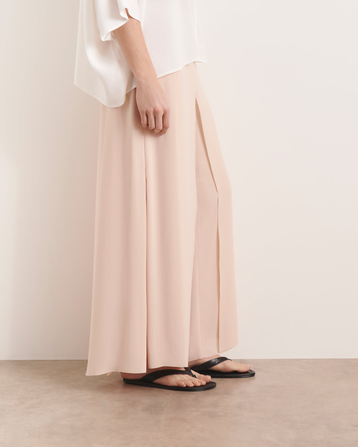 Pantalon beige large et fluide PLAZA13/13151/012