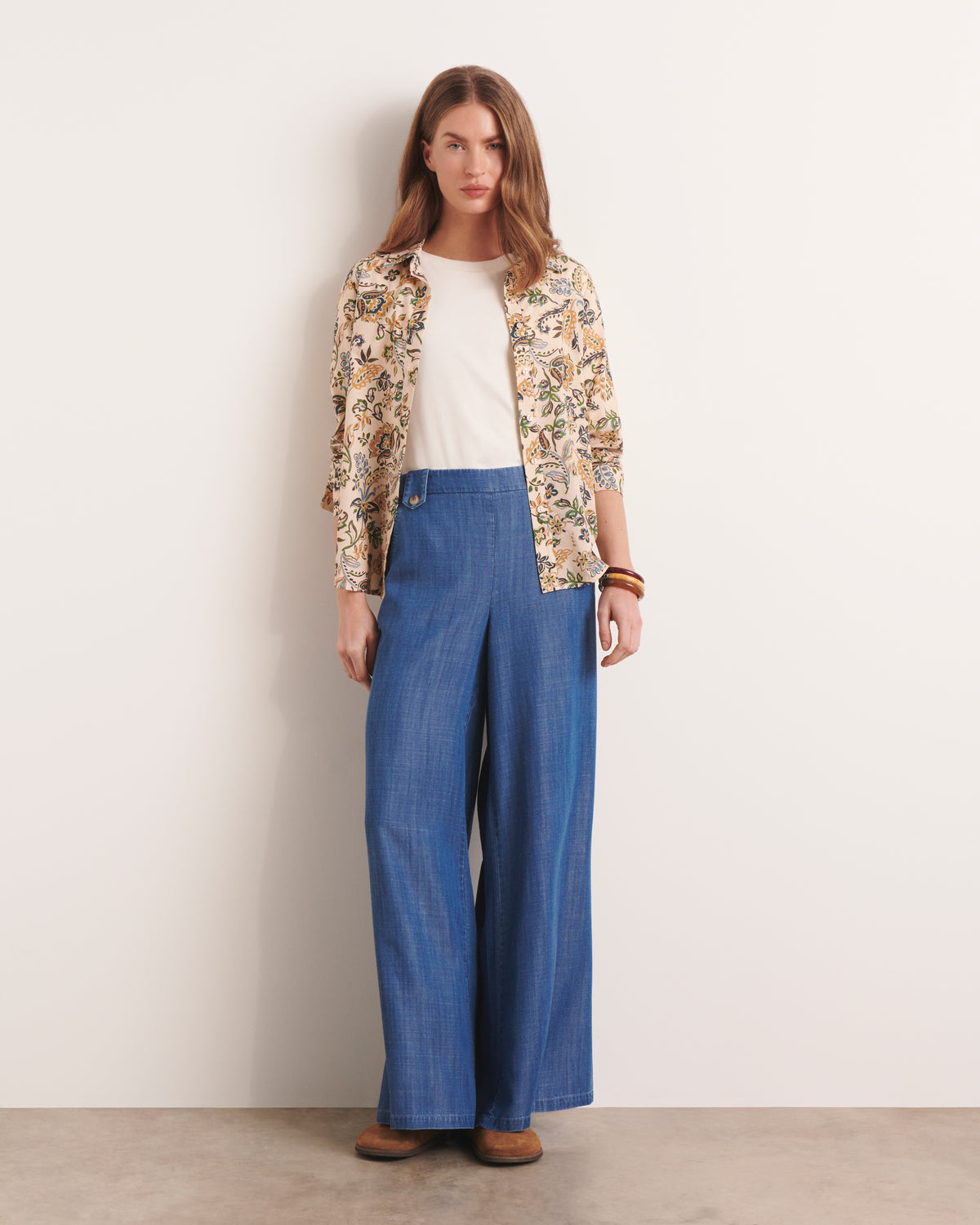 Pantalon palazzo PONCTUEL-IT/13347/296