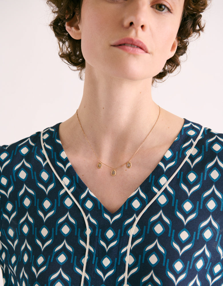 Robe courte imprimée REPLIQUE/88108/635
