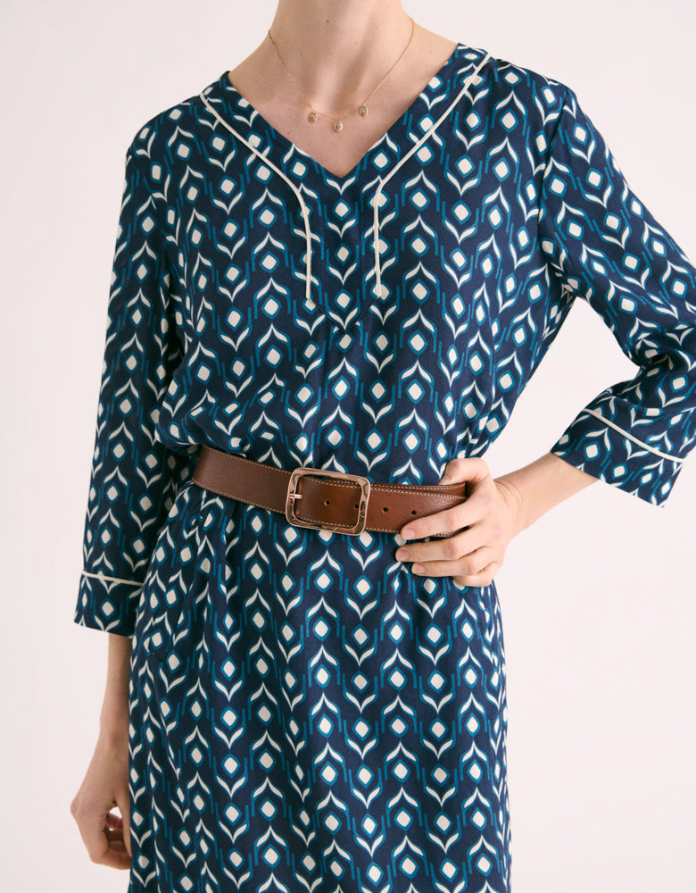 Robe courte imprimée REPLIQUE/88108/635